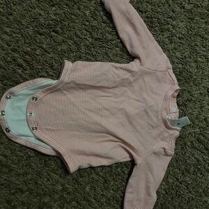 Disney Pink and White onesie with Snap Closures